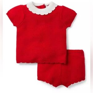 NWT! Baby Pointelle Matching Sweater Set
